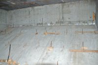 Budynki strzelnicy w budowie