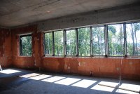 Budynki strzelnicy w budowie